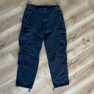 Oak + Fort Black Cargo Jeans – Size 32 (14) – 100% Cotton